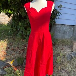 Red Swing Dress